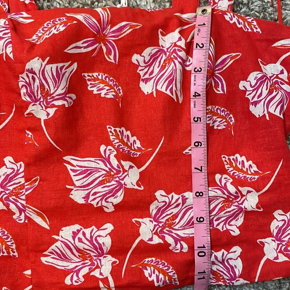 Joie Linen Floral Crop Top - Picture 7 of 9